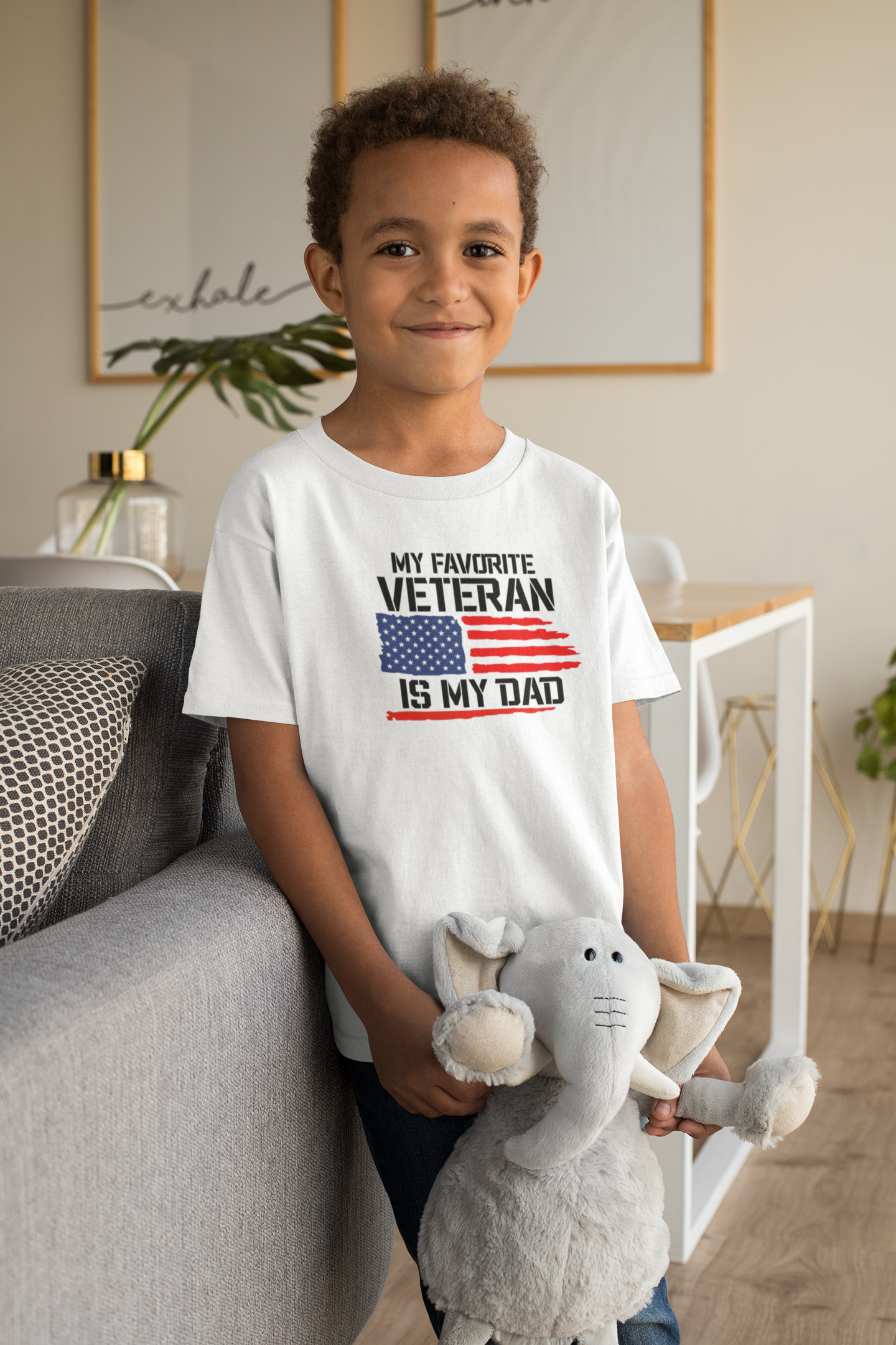 Favorite Veteran Dad Tee - Image 3